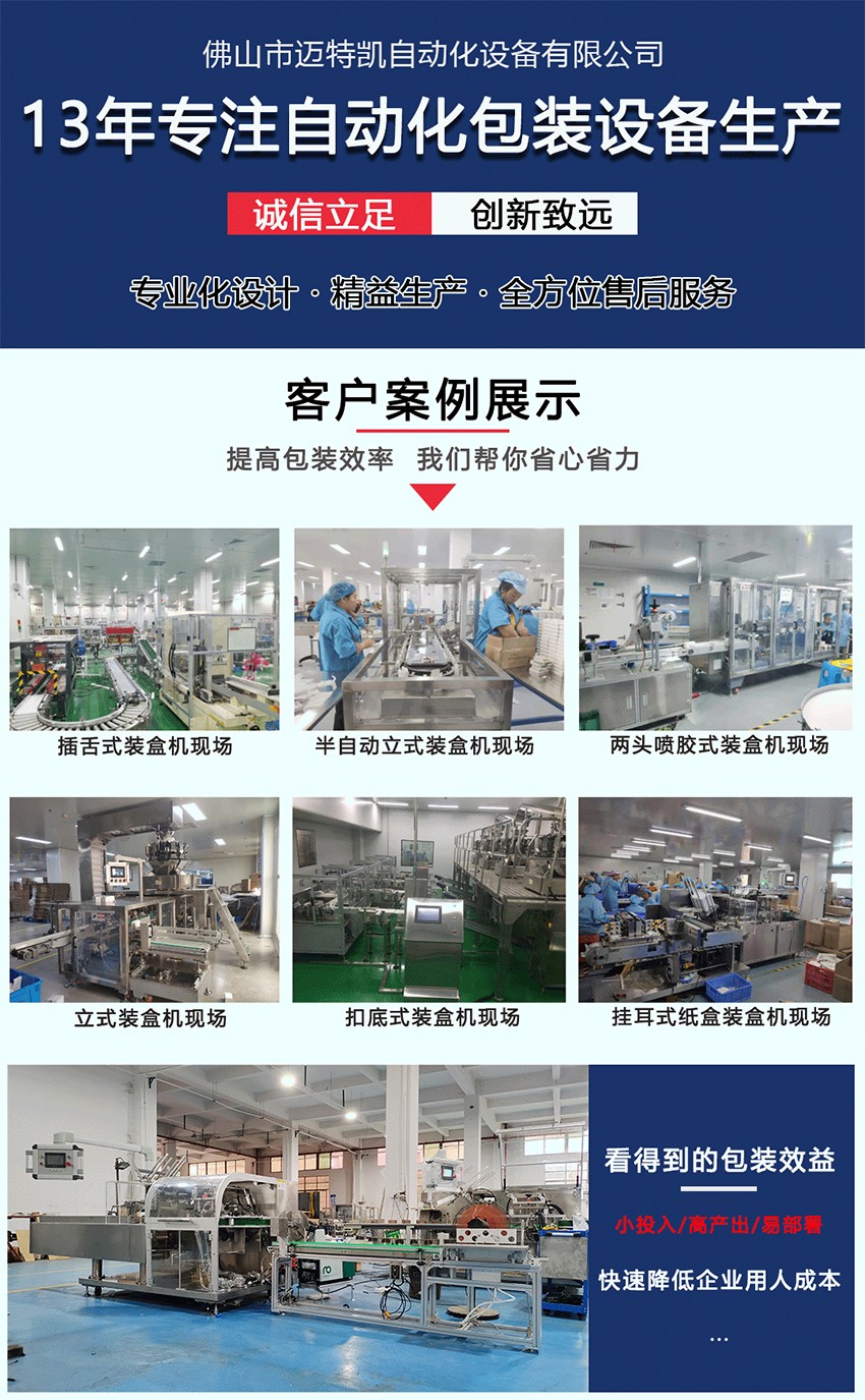 面膜理料裝盒機(jī)