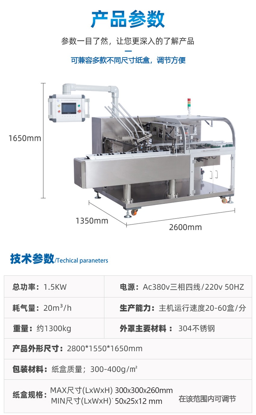 口罩自動裝盒機