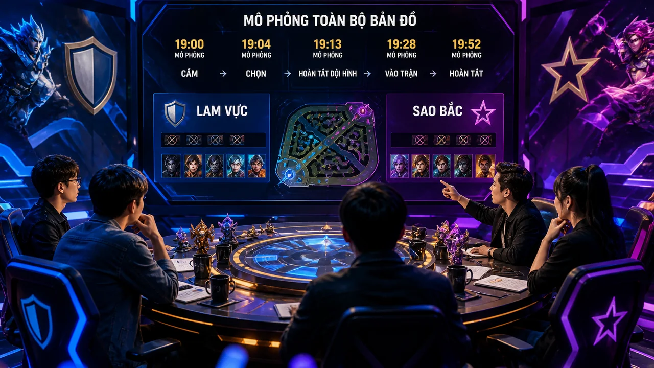 Đọc trạng thái vòng đấu esports: cách đọc vòng đấu cấm chọn và trạng thái trận game esports go8