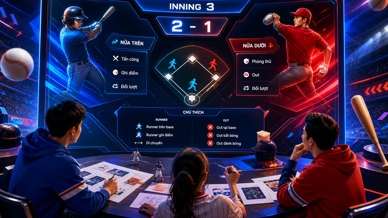 Đọc inning dễ hơn: câu hỏi thường gặp về game bóng chày go8 cho người mới