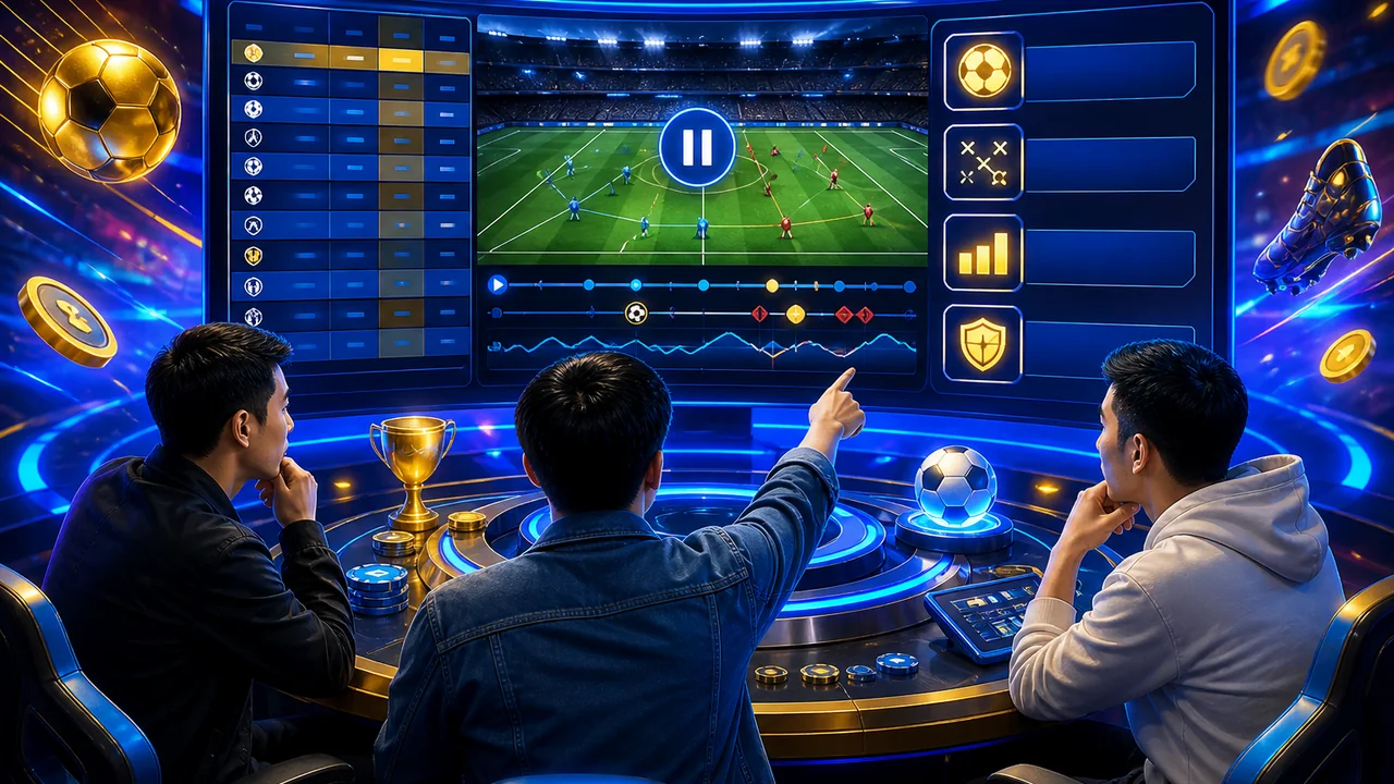 Chọn kiểu xem bóng đá hợp gu: xếp hạng game bóng đá go8 theo cách theo dõi dữ liệu cho người mới