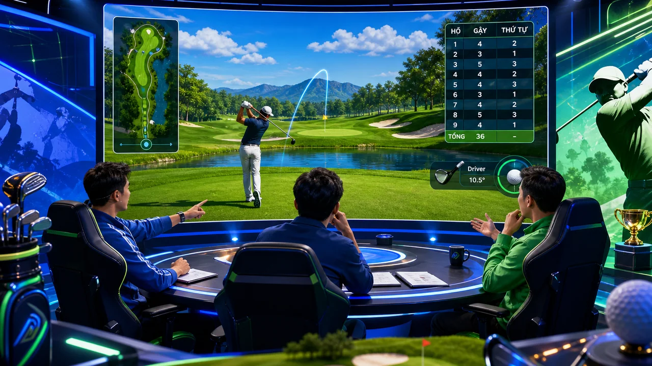Đọc hố, nhịp đánh và bảng điểm: review game golf go8 theo dõi hố và bảng điểm như thế nào