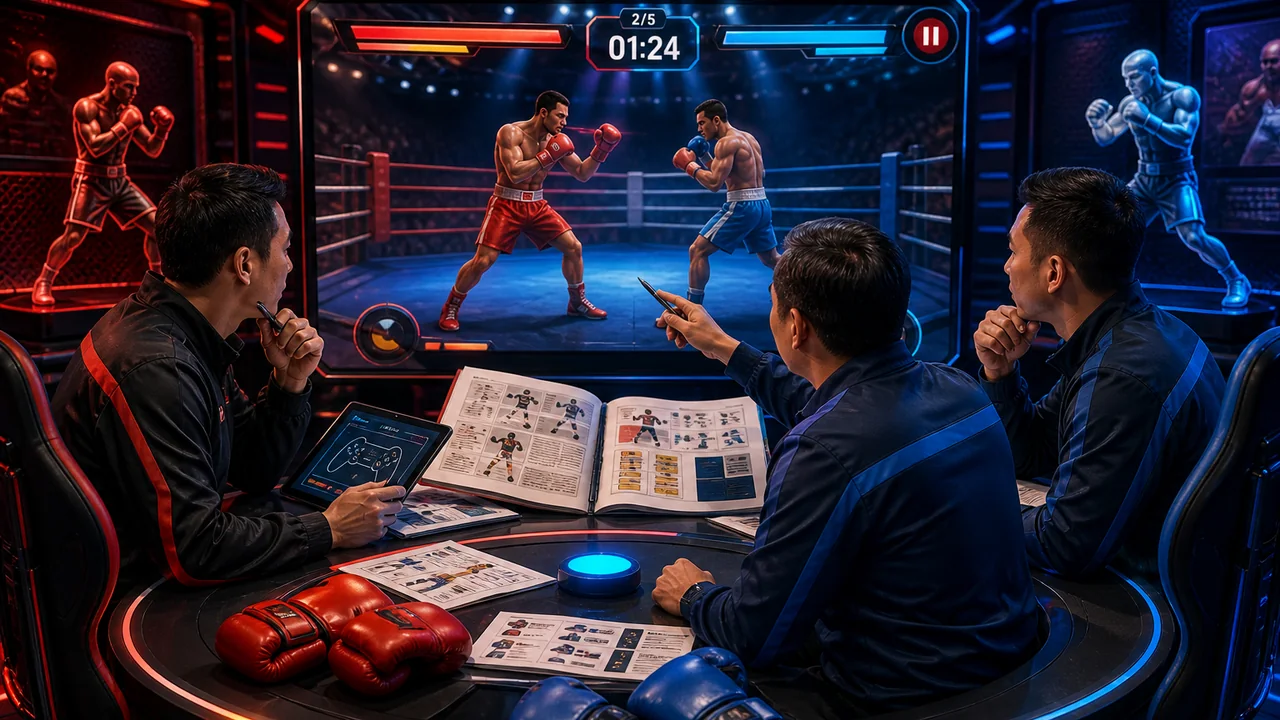 Đọc đúng hiệp đấu và đồng hồ: go8 game quyền anh lỗi hiển thị xử lý thế nào?