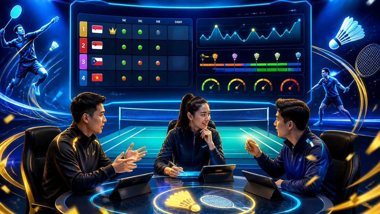 Đọc nhịp cầu lông qua bảng nhóm game go8 cho người mới