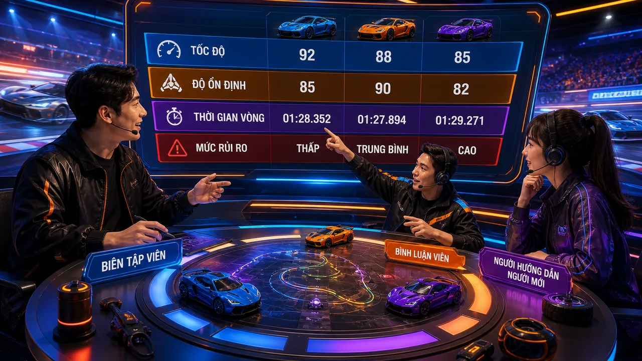 Đọc nhịp đua dễ hơn: hướng dẫn chỉ số game đua xe go8 cho người mới
